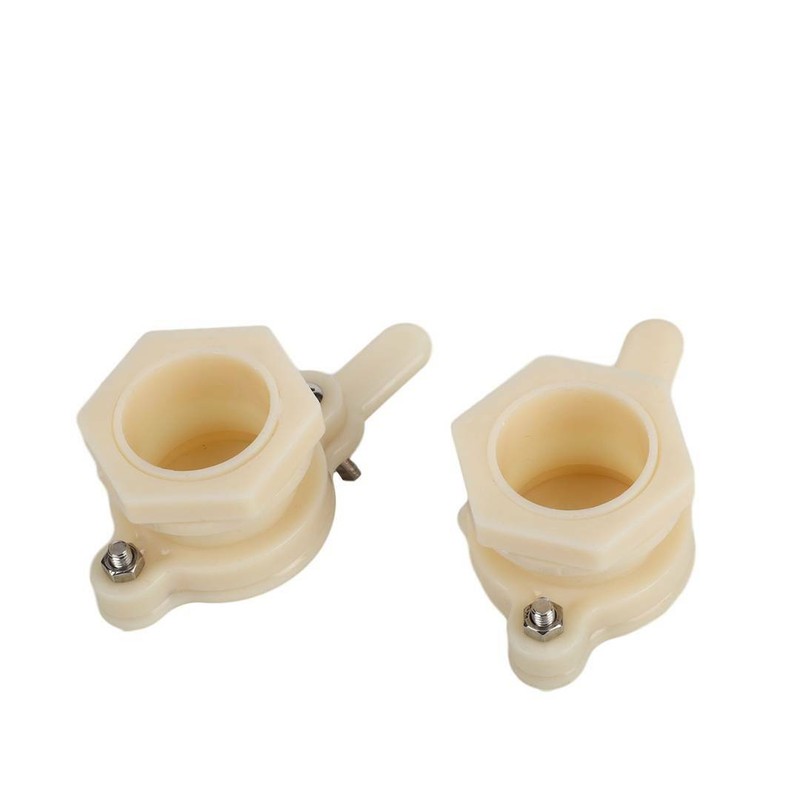 2 Pack Honey Gate Valve Extractor Tap Beekeeping Plastic Tool Bottling Equipment