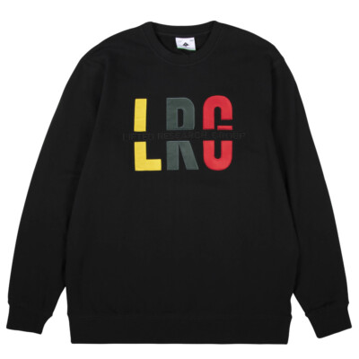 LRG Lifted Research Group Crewneck (черный) Мужская толстовка