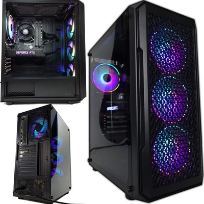 Custom Gaming PC Desktop Computer Intel i7 16GB 1TB SSD GeForce RTX 2060