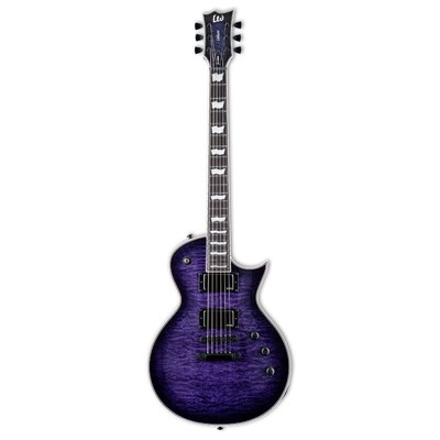 ESP LTD EC-1000 6-String Right-Handed Electric Guitar See Thru Purple Sunburst