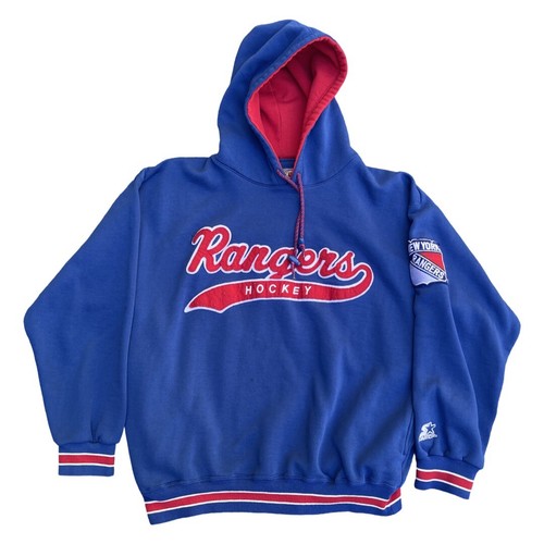 Vintage Starter New York Rangers Tailswoop Script Hoodie Men’s Size Large EUC! Vintage Starter New York Rangers Tailswoop Script Hoodie Men’s Size Large EUC!
