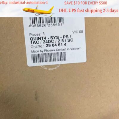 1PC New PHOENIX 2904614 QUINT4-SYS-PS/1AC/24DC/2.5/SC module