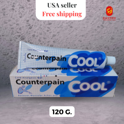COUNTERPAIN COOL ANALGESIC BALM HELPS MUSCULAR STRAINS 120 GM **FREE SHIPPING**
