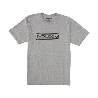 

Футболка с коротким рукавом Volcom Striper (песочно-серый) Мужская футболка с рисунком, Heather grey