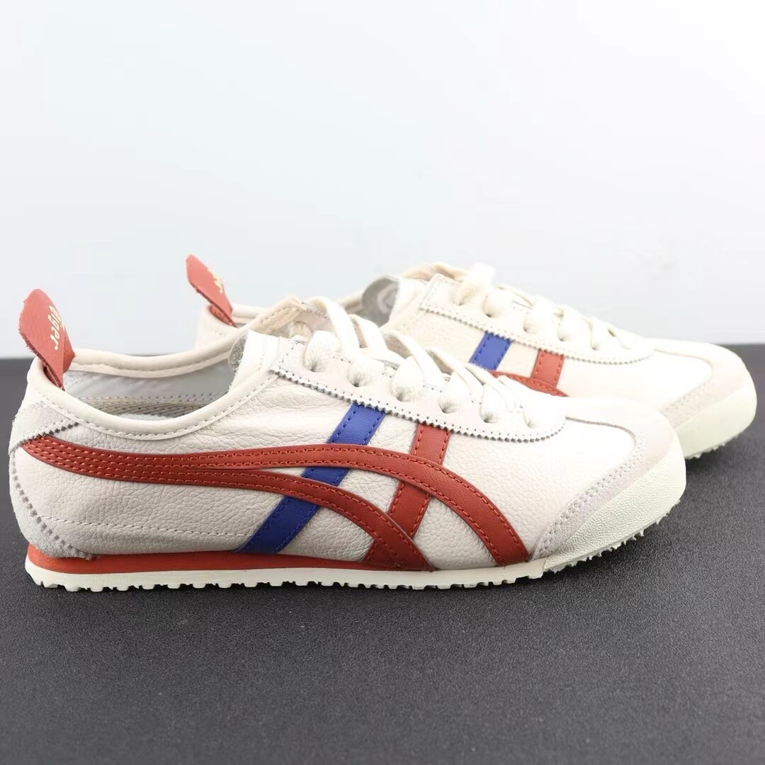 Pre-owned Onitsuka Tiger Authentic  Mexico 66 Classy Sneakers Brand W/box Unisex In Blue