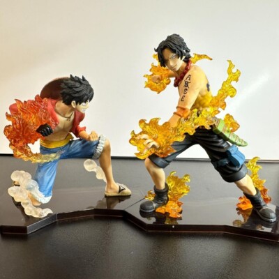 One Piece ATTACK STYLING Three Brothers of Fire Luffy Ace Figure