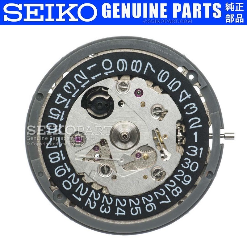 SEIKO (SII) NH35 NH35A AUTOMATIC WATCH MOVEMENT DATE AT 3H