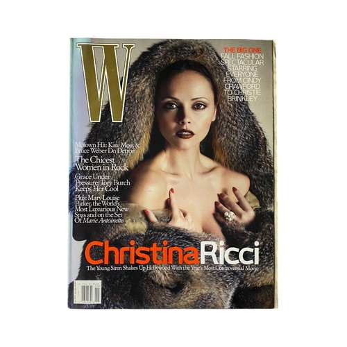 Interview Magazine 1999 12 表紙 クリスティーナリッチ Interview Magazine 1999 12 表紙 クリスティーナリッチ