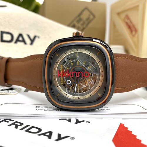 Pre-owned Sevenfriday T-series T2/02 Revolution Automatic Mechanical Men's Watch