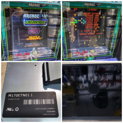 Arcade 1Up 4-n-1 Centipede Millipede Crystal Castles Missile Command Monitor PCB