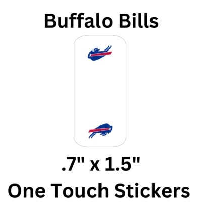NFL One Touch Stickers - 45 Stickers - Premium Vinyl - Pick Your Team