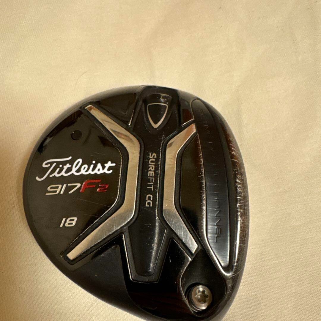 Titleist - titleist 917F2 5W 18° Titleist 917 F2 5W 18 Degree Stiff Flex Fairway Wood Tour AD