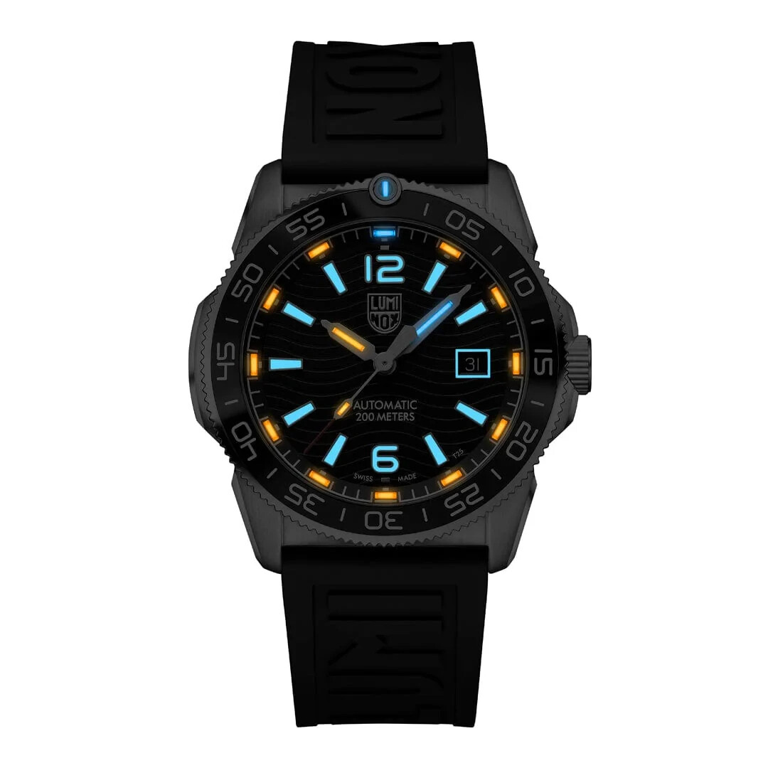 Pre-owned Luminox Pacific Diver Automatic Swiss Made Watch Xs.3101 Sapphire Crystal 42mm