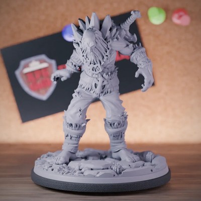 Frost Giant Monster Miniature Jotun Boss Dungeons and Dragons Mini DnD 5e TTRPG
