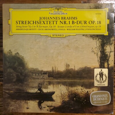Johannes Brahms AMADEUS QUARTET String Sextet No. 1 Deutsche Grammophon 139 353