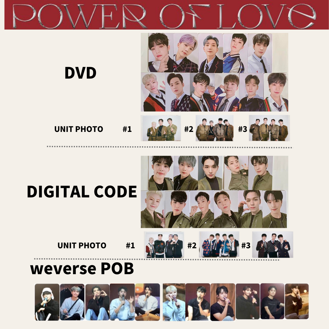 SEVENTEEN Power of Love DVD 2021 Concert Weverse DIGITAL SEVENTEEN Power of Love DVD 2021 Concert Weverse DIGITAL