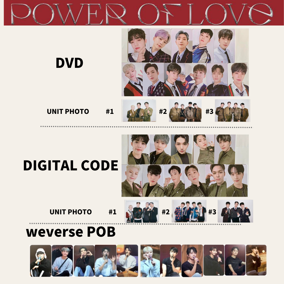 SEVENTEEN Power of Love DVD 2021 Concert Weverse DIGITAL CODE 