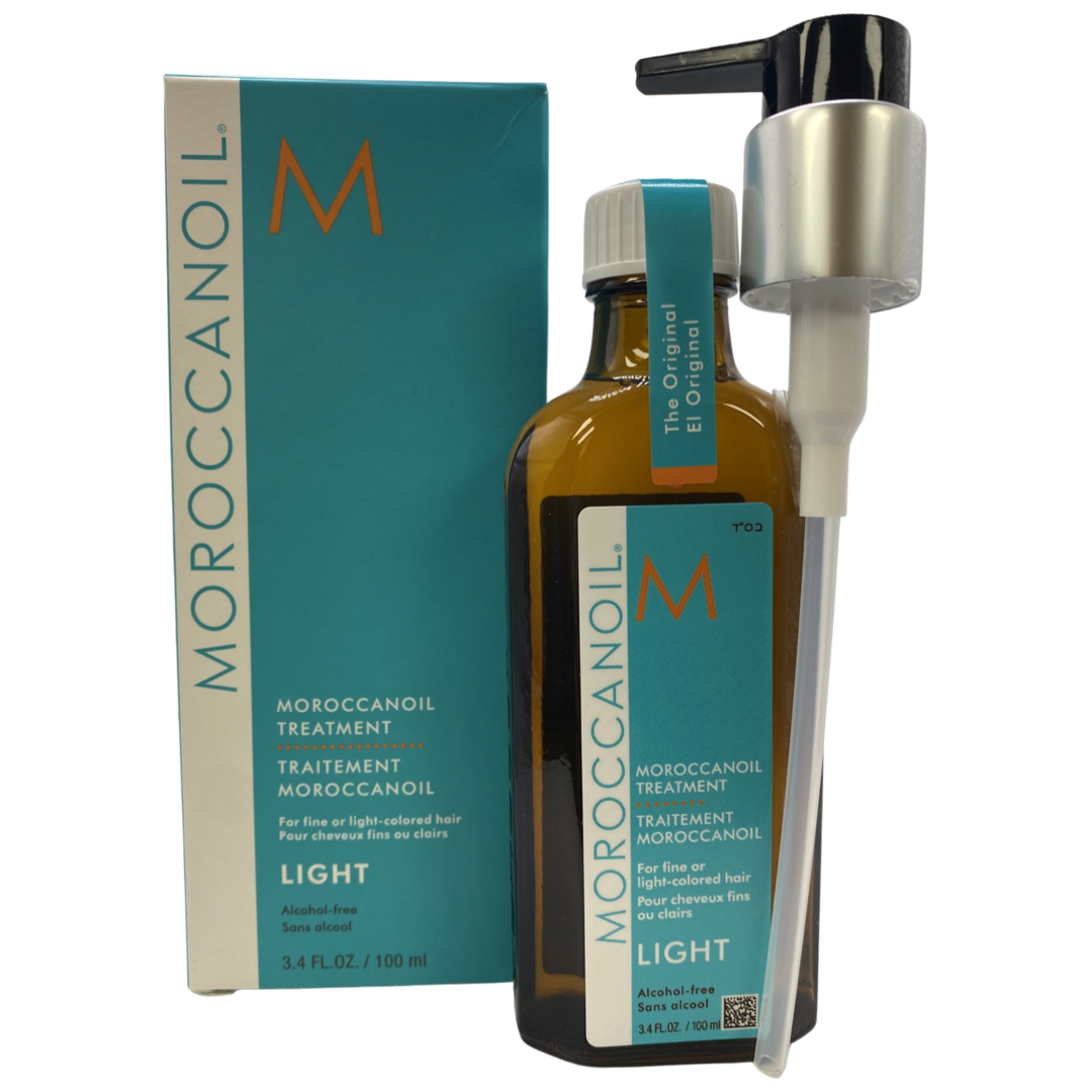 Moroccanoil Oil Treatment LIGHT with Pump 3.4oz 100ml        BUY WITH CONFIDENCE