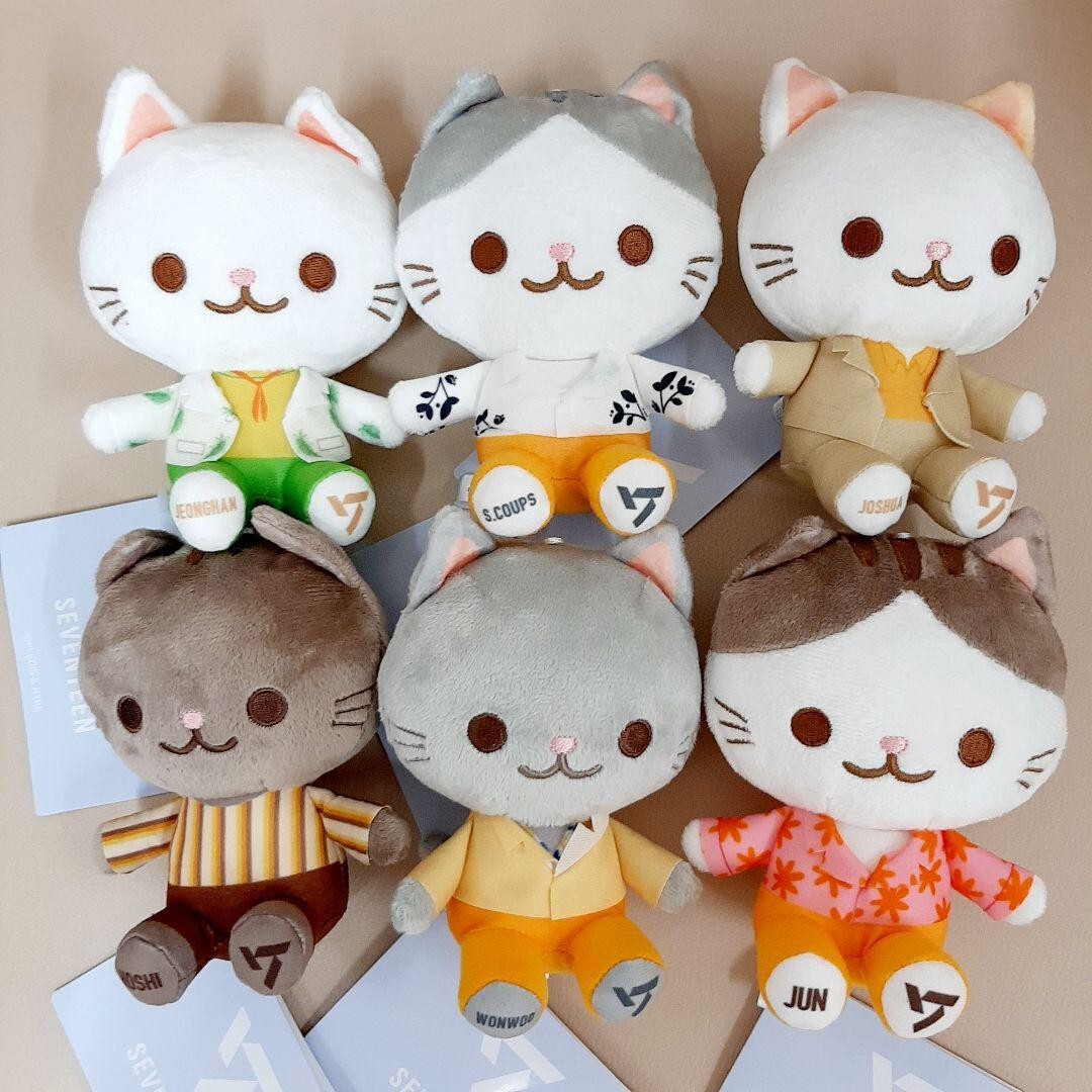 SEVENTEEN ANIMAL COORDY Mini Plush Doll SECTOR17 set Sega