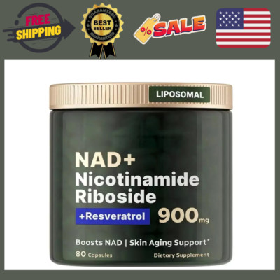 Supplement - Liposomal Nicotinamide Riboside Resveratrol Quercetin Organic NAD+