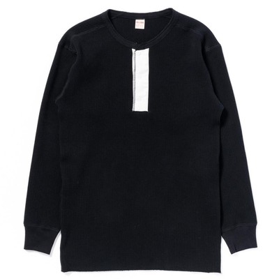 トップス The REAL McCOY'S / WAFFLE HENLEY SHIRT WAFFLE THERMAL HENLEY UNDERSHIRT L/S – The Real McCoy's