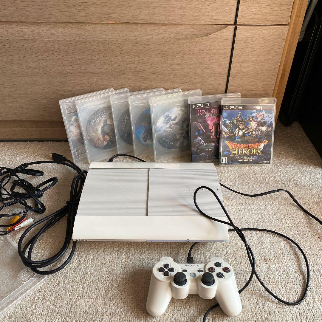 SONY PS3 PlayStation 3 250GB White CECH-4200B LW Game