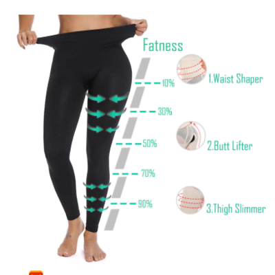 High Waist Anti Cellulite Compression Leggings Body Shaper Tummy