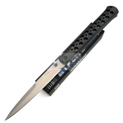 Cold Steel Ti-Lite Folding Knife 6'' CPM S35VN Steel Blade Black Aluminum Handle