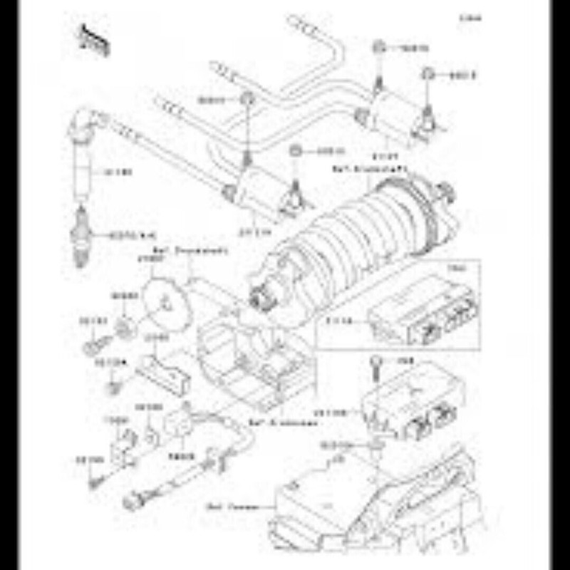 Kawasaki OEM 21160-1081(x4) Ninja ZX-6 ZZR600 Plug Cap OEM Parts