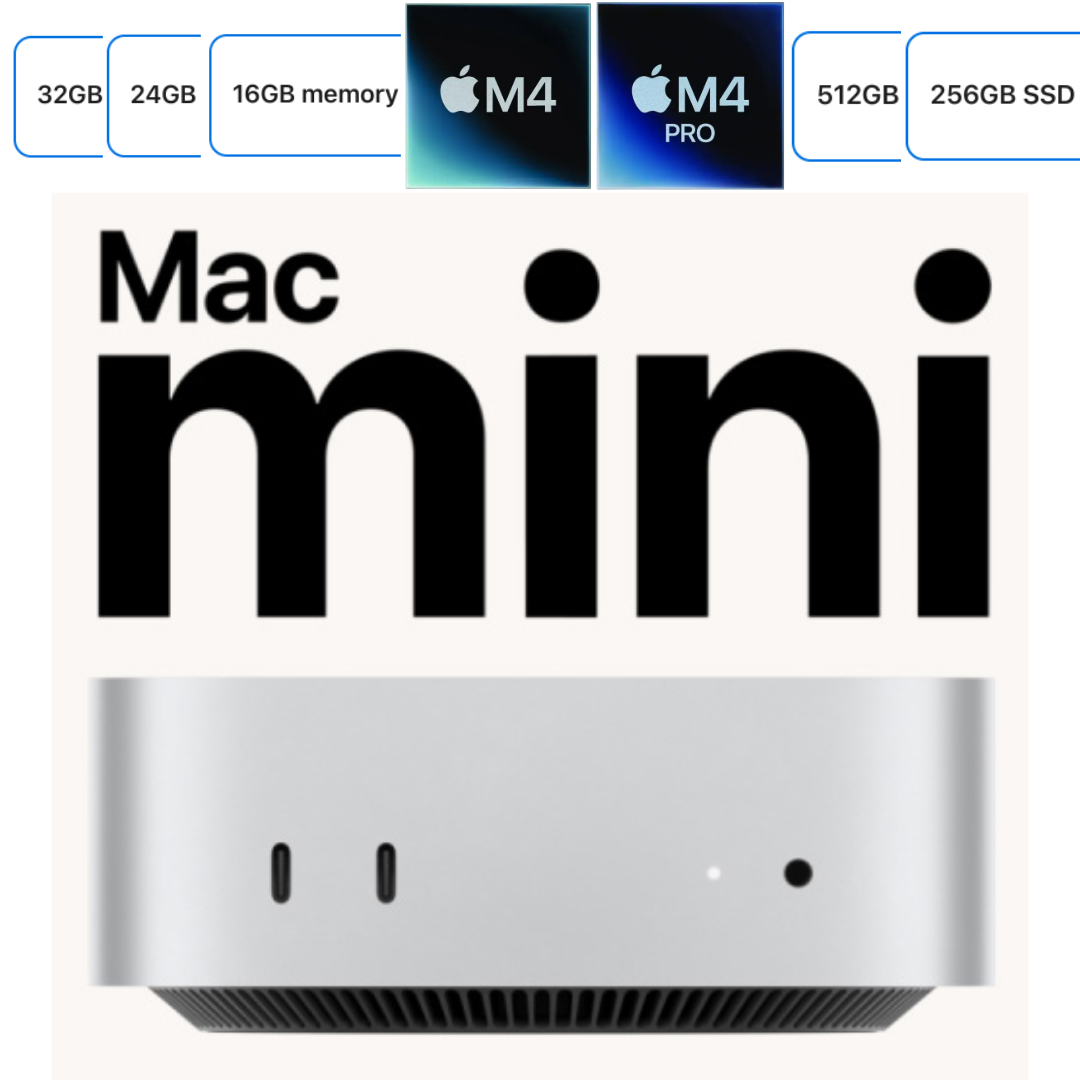 New 2024 Apple - Mac mini Desktop - M4 chip, Choose RAM, SSD New 2024 Apple - Mac mini Desktop - M4 chip, Choose RAM, SSD