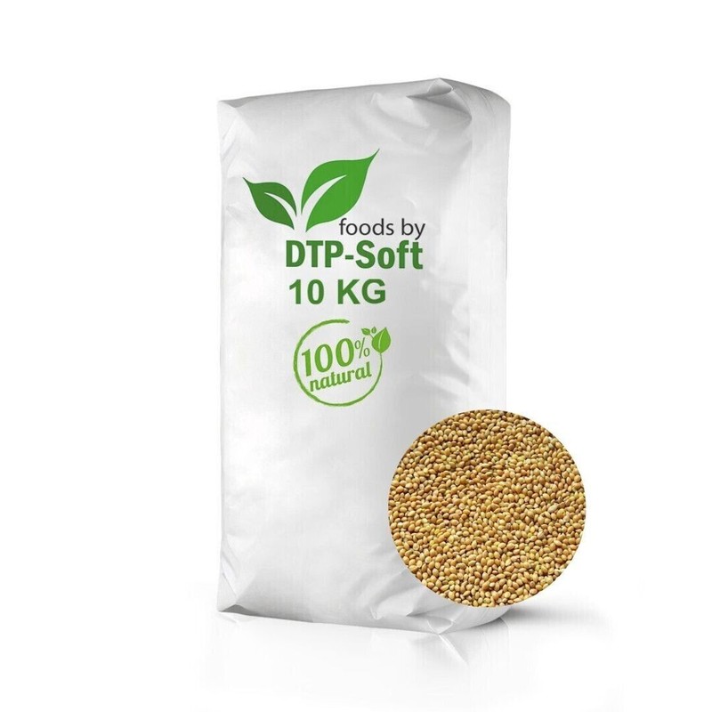 10kg Millet Jaune Naturel De QualitÃ© SupÃ©Rieure 10kg