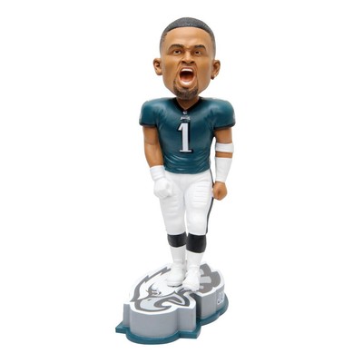 Jalen Hurts Philadelphia Eagles Screaming CLARKtoys Exclusive Bobblehead #/360