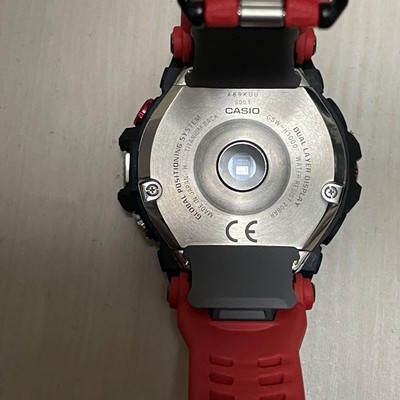 Pre-owned Casio Shock G-squad Pro Gswh1000-1a4 Black With Wear Os By Google