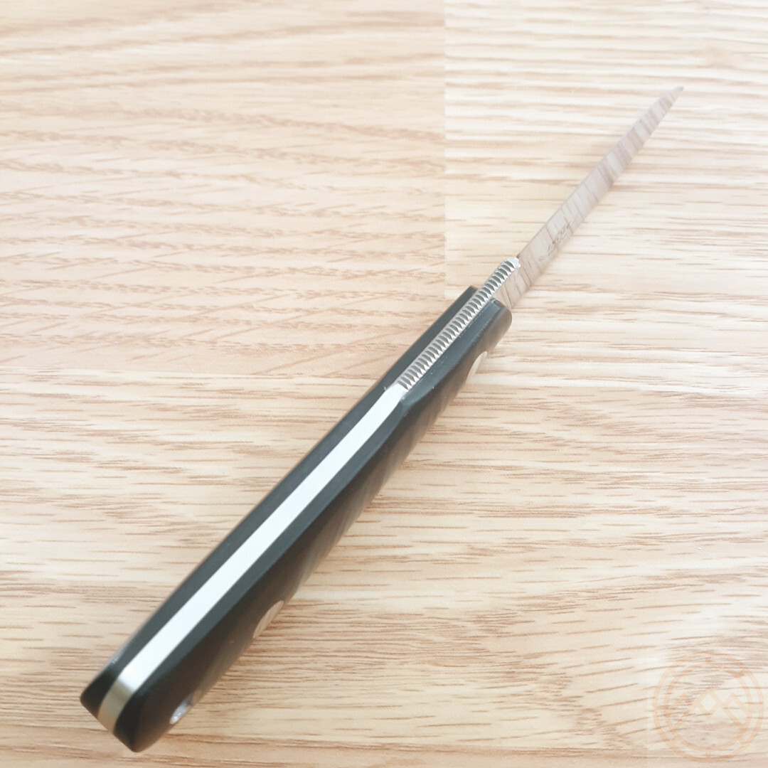 Moki Banff Fixed Knife 3.125" VG-10 Steel Full Tang Blade Black Micarta Handles 