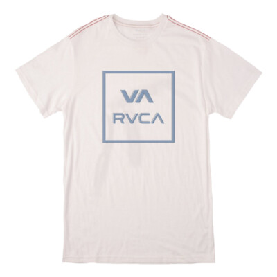 

Мужская футболка с рисунком RVCA Unregistered (античный белый) с коротким рукавом, Antique white