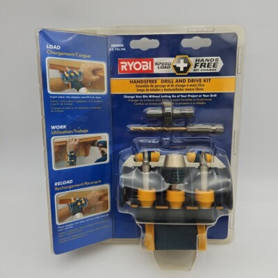 Ryobi Speed Load Hands Free Bit Change Drill And Drive Kit Brand New 