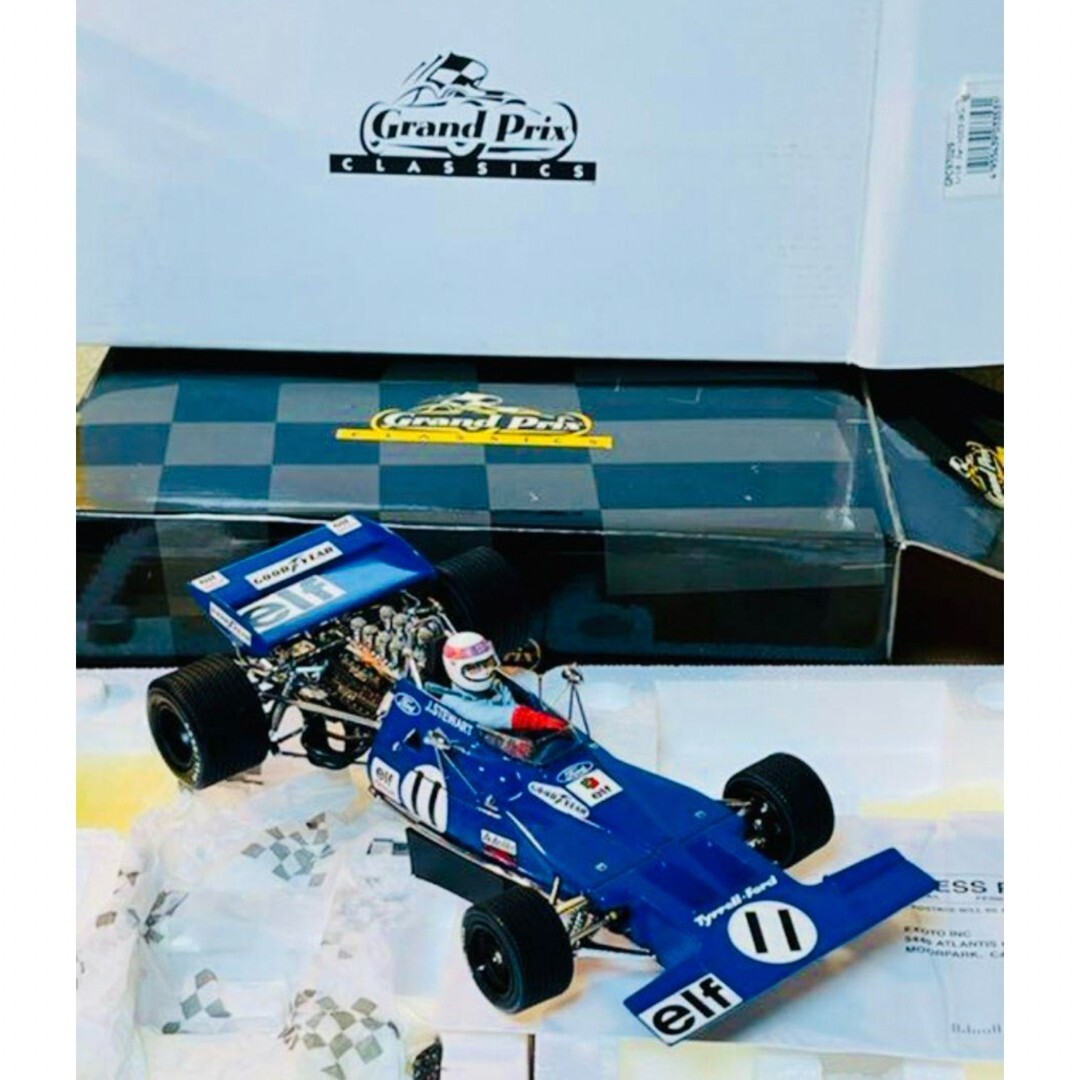 Exoto 1/18 Tyrrell Ford 003 F1 Jackie Stewart 1971 Canadian
