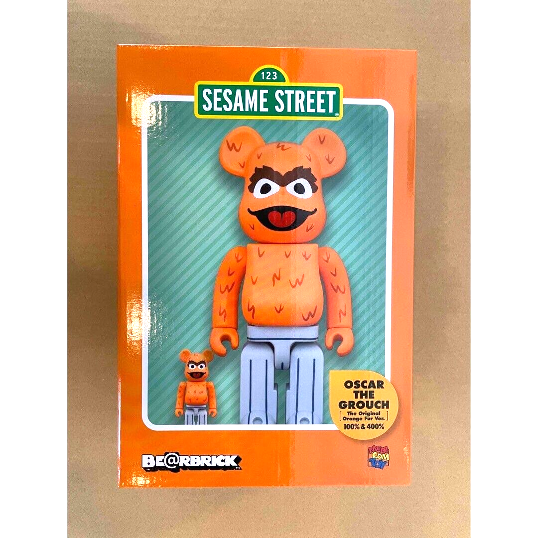BE@RBRICK OSCAR THE GROUCH (The Or1000％ Bearbrick x Sesame Street Oscar the Grouch Costume Ver. 1000