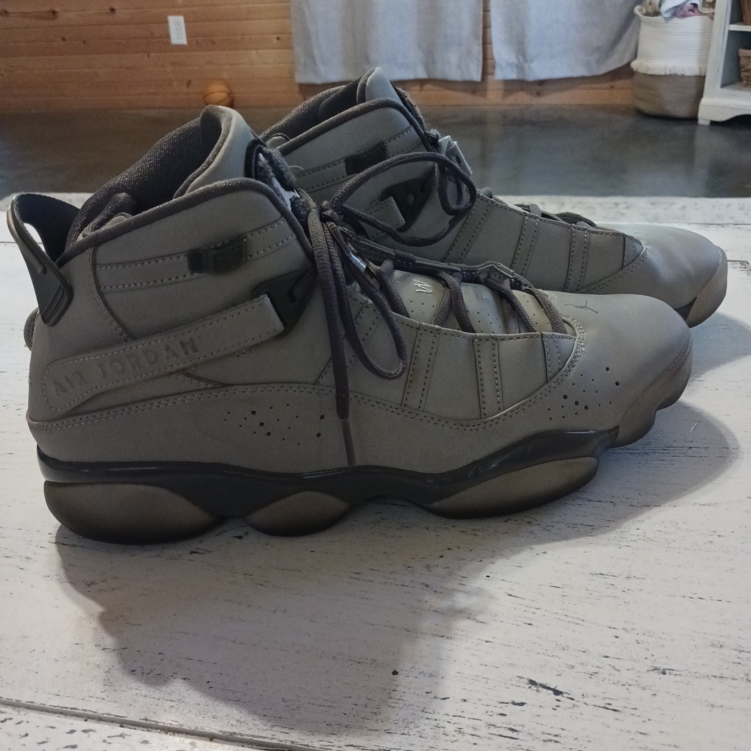 Air Jordan 6 Rings 3M Size 12 Grey White Light Graphite CW4641-001