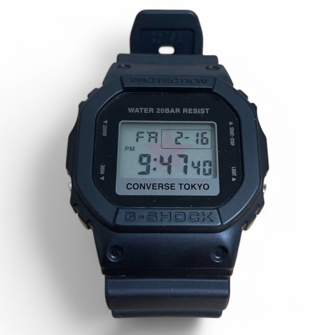 G-SHOCK コンバーストウキョウコラボウォッチ　DW-5600VT ブラック G-Shock Converse Tokyo Collaboration DW-5600VT Black Watch