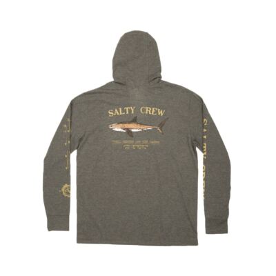 

Футболка с длинным рукавом Salty Crew Bruce Hood Tech (темно-серый) с капюшоном, Charcoal