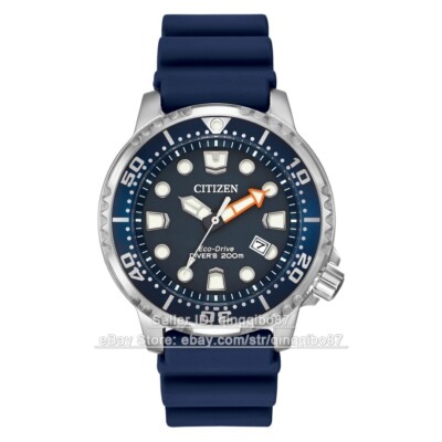 New Citizen Eco-Drive Dive Watch Men's Promaster Navy Blue BN0151-09L