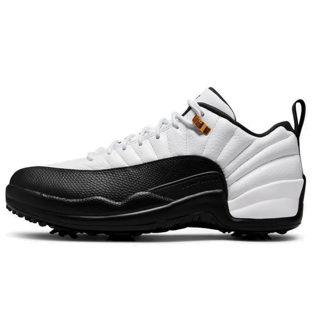 

Мужские кроссовки Nike Air Jordan 12 Low Golf Taxi DH4120-100 US6-12, Черный, Nike Air Jordan