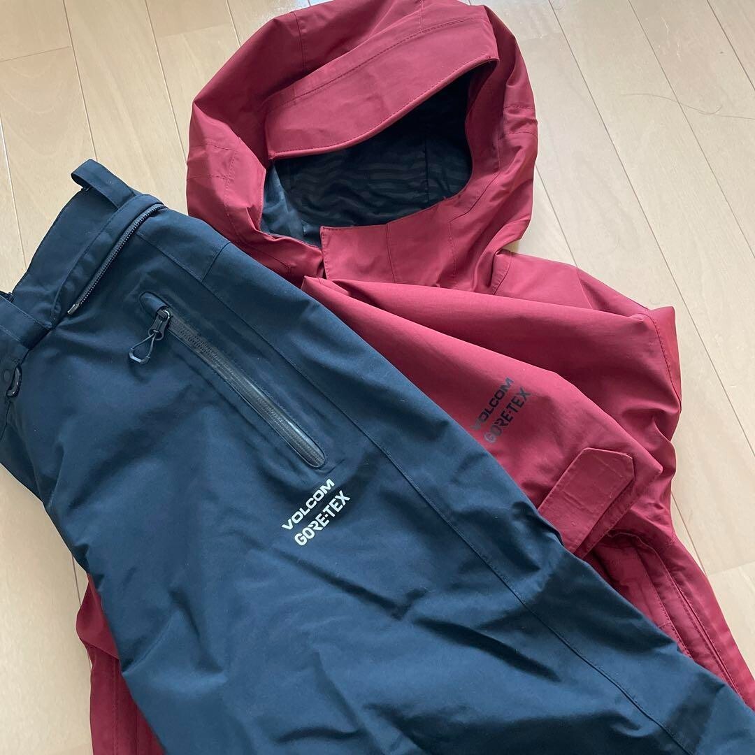 中古◇VOLCOM ボルコム◇L GORE-TEX JKT◇US-S VOLCOM L GORE-TEX Jacket & Pants Size S Red/Black | eBay