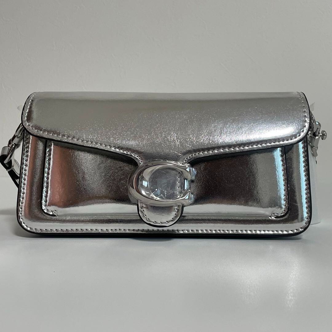 COACH Tabby Shoulder Bag 20 CM539 Silver Outlet NEW | eBay