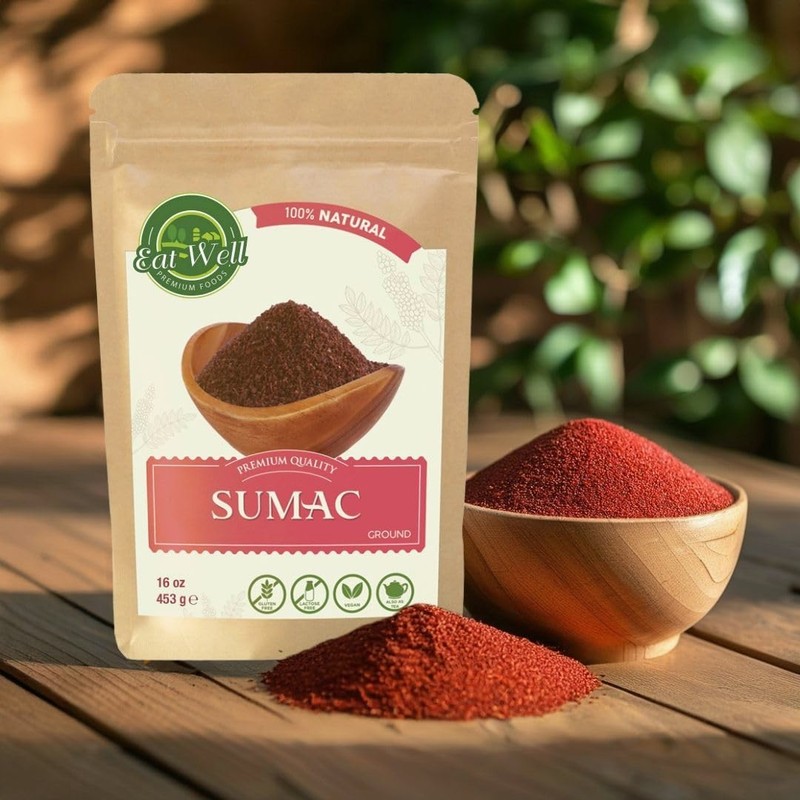 Eat Well Premium Foods Sumac Spice Powder 16 oz Bulk