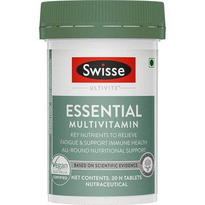 Swisse Essential Multivitamin For Men & Women - Vegan Certified - 30 Tabs