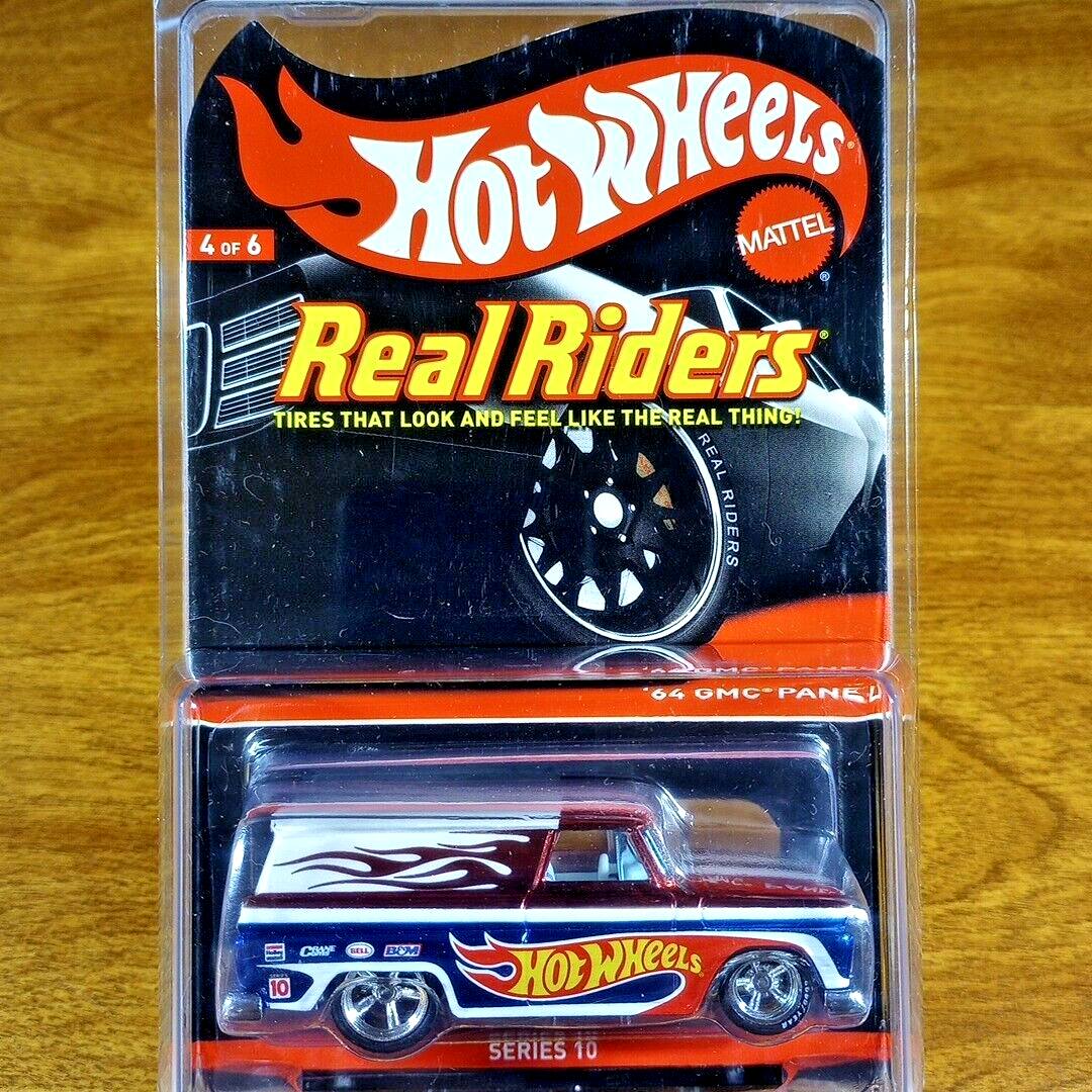 Hot Wheels RLC Real Riders '64 GMC Panel 845/4000 White Red Hot Wheels RLC Real Riders '64 GMC Panel 845/4000 White Red