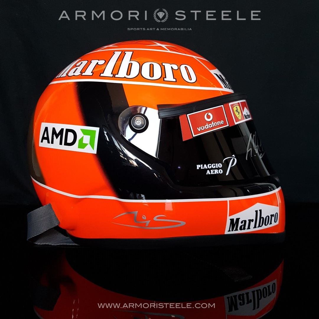 MICHAEL SCHUMACHER 2004 SIGNED Autographed Helmet F1 Display Visor (A1)