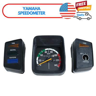 Yamaha RX100 L2SN DT100 X YB100 Deluxe Speedometer Assy Set Nos